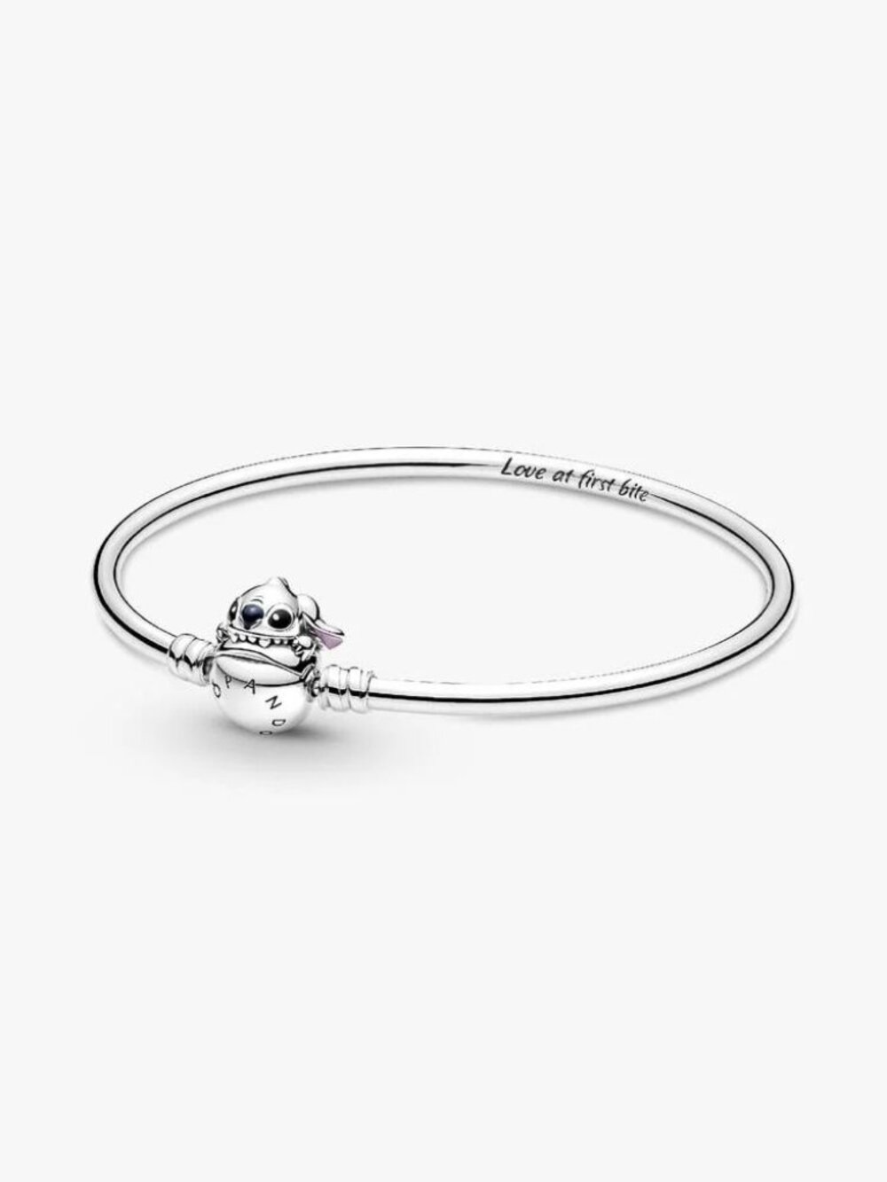 Pandora Moments Disney Stitch Biting Clasp Bangle